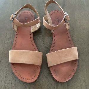 Tony Bianco nude flat sandals